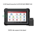 LCD Touch Screen Digitizer Replacement for LAUNCH X431 PROS V4.0